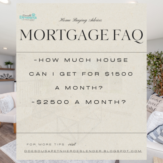 How Much House Can I Get for $1500 a Month? $2500 a Month?