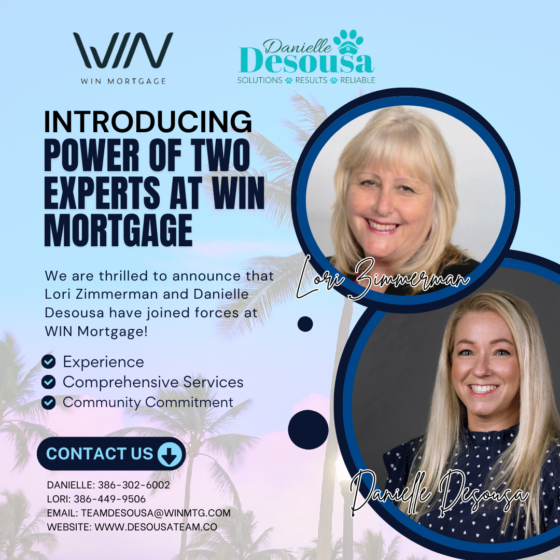 Flagler Beach’s WIN Mortgage adds two new professionals